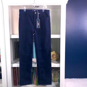 NWT Vineyard Vines 5 Pocket Corduroy Navy Blue Boys Size 12 (Item #204)